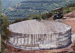 Ferrocrete structure