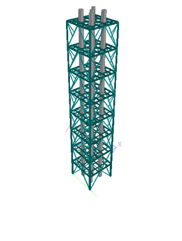 stack support structure